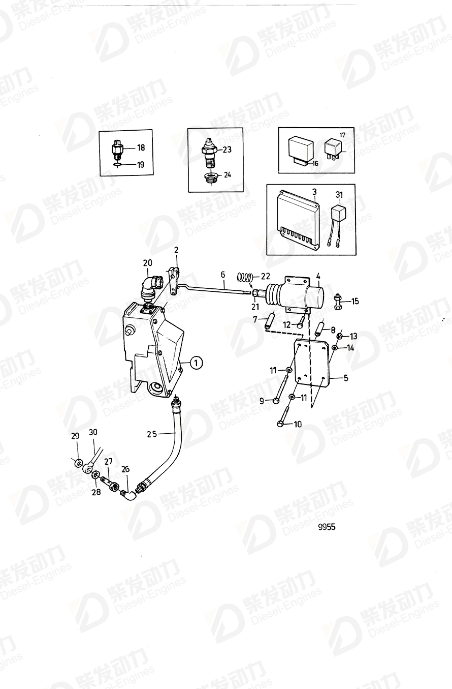 VOLVO Transient protector 849394 Drawing